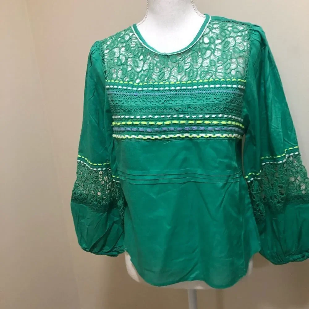 NWT Anthropologie Bl^nk London Blouse  size XS